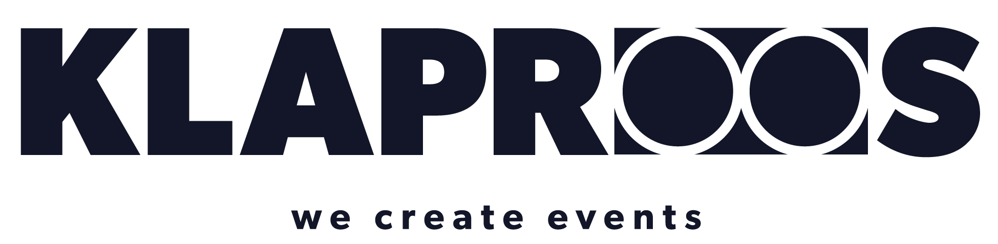 Logo Klaproos - we create events